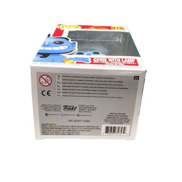 Funko POP! #476 Disney Aladdin Genie with Lamp Vinyl Figure - Picture 6 of 12